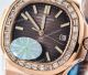 (OE)Swiss Copy Patek Philippe Nautilus 5713g Brown Dial Diamond Watch 40mm (6)_th.jpg